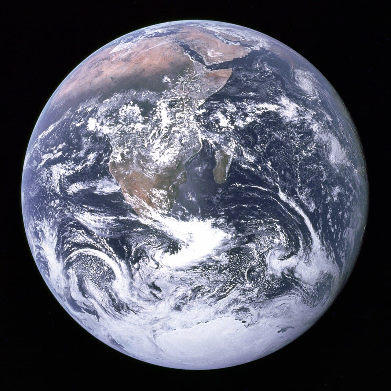 Earth seen from Apollo 17 (NASA)