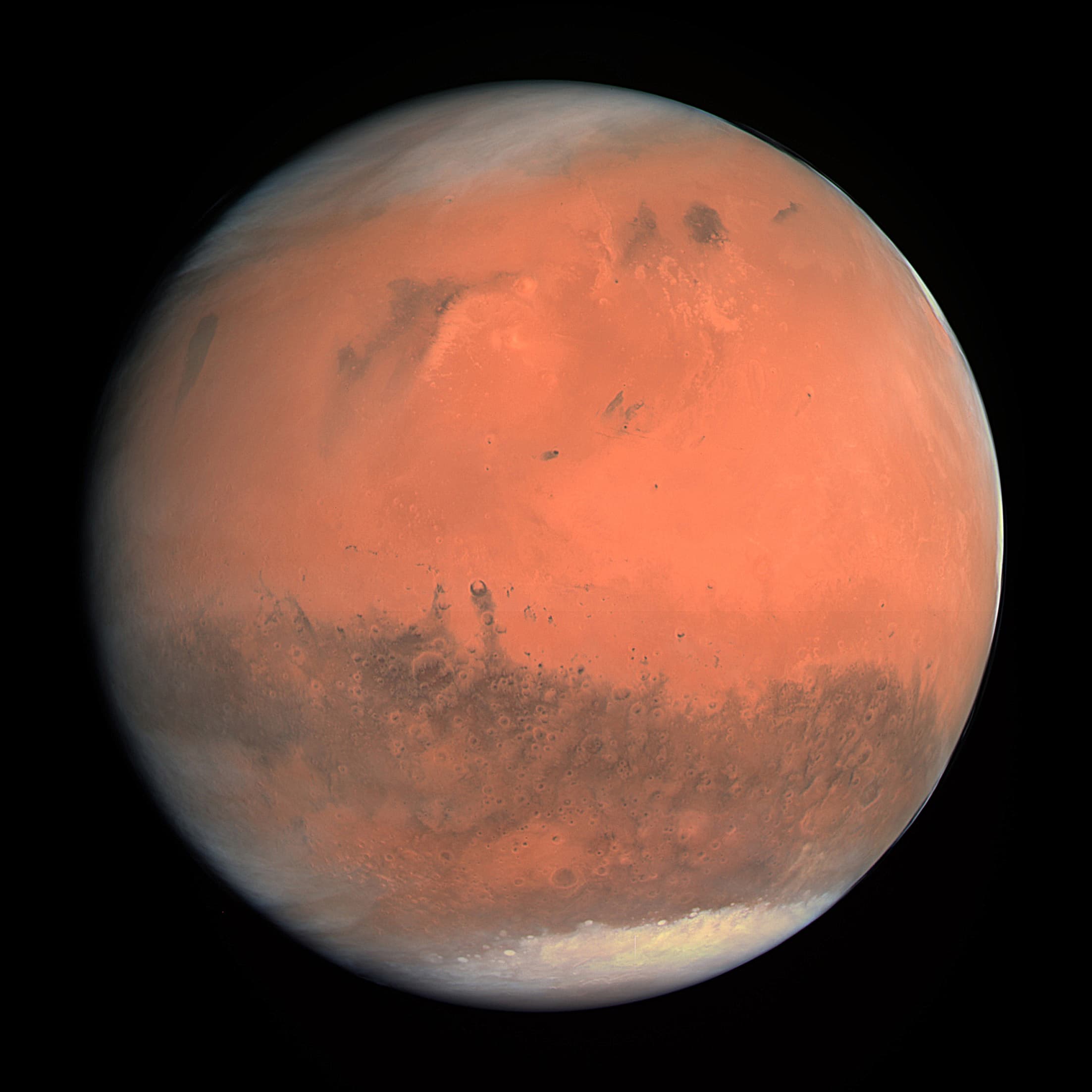 Mars in true color (ESA / OSIRIS)